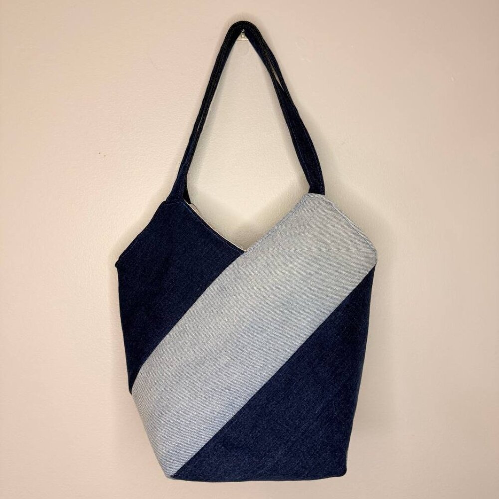 Handmade Recycled Pieced Demin Women Tote Bag
